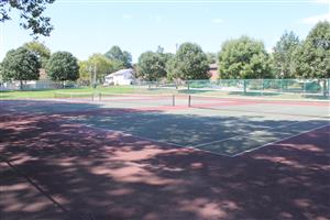 Photo of the Tennis Courts at Stefan Tatarenko Memorial Park.